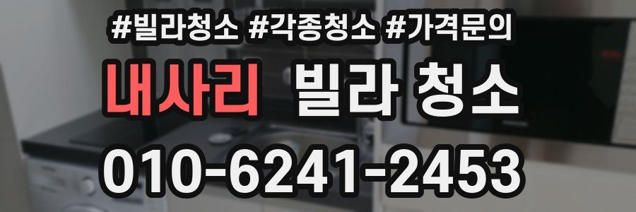 내사리 빌라 청소