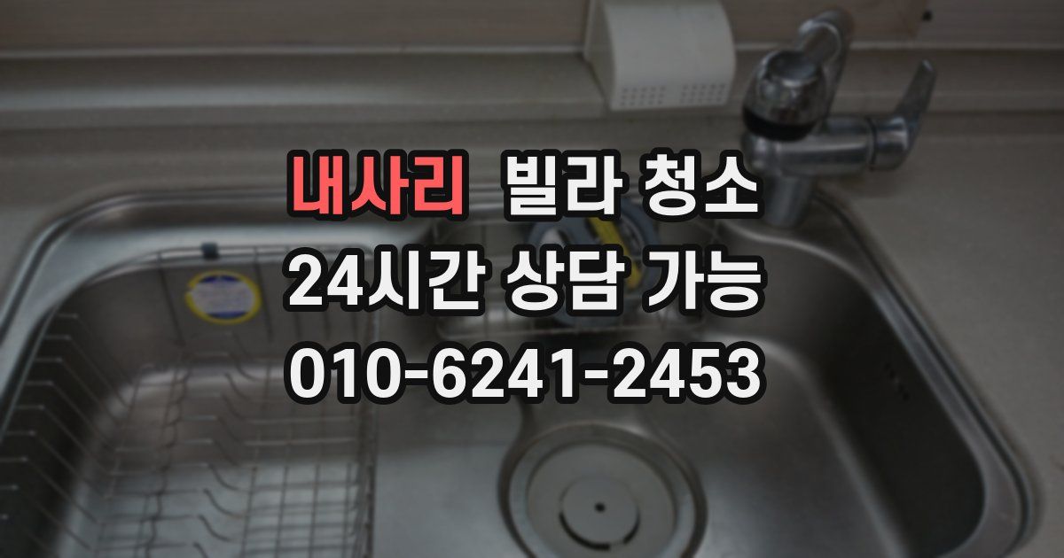내사리 빌라 청소