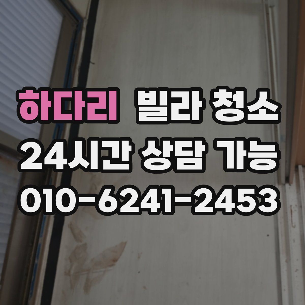 하다리 빌라 청소