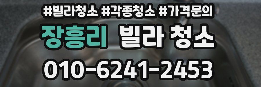 장흥리 빌라 청소