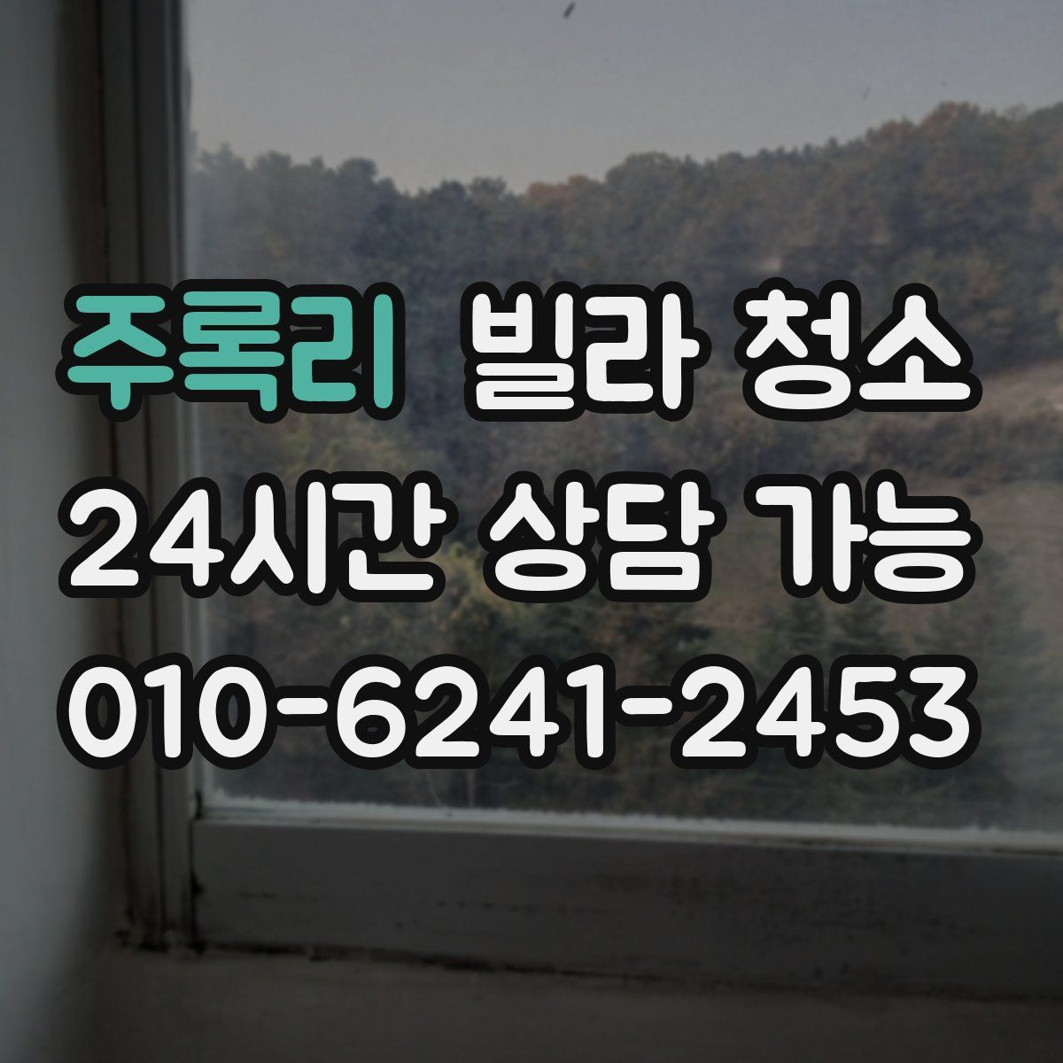 주록리 빌라 청소