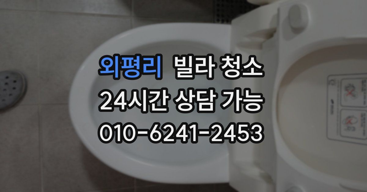 외평리 빌라 청소