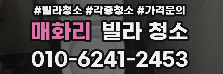 매화리 빌라 청소