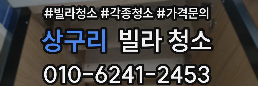 상구리 빌라 청소