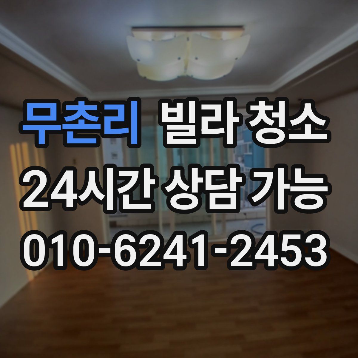 무촌리 빌라 청소