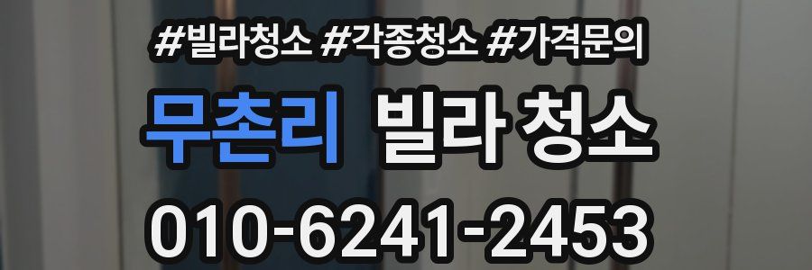 무촌리 빌라 청소