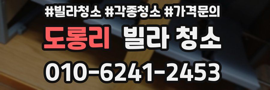 도롱리 빌라 청소