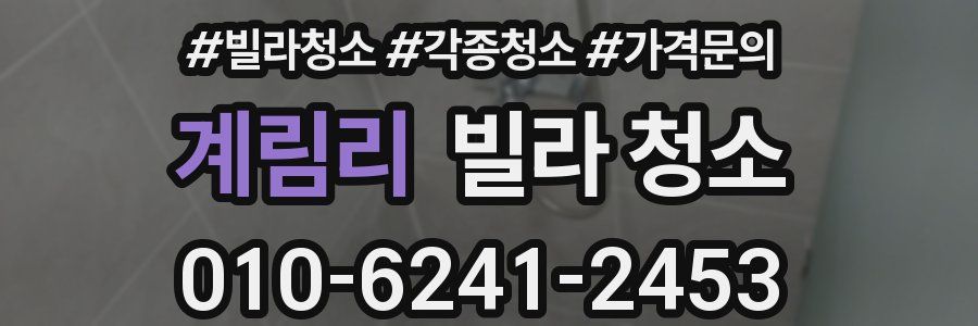 계림리 빌라 청소