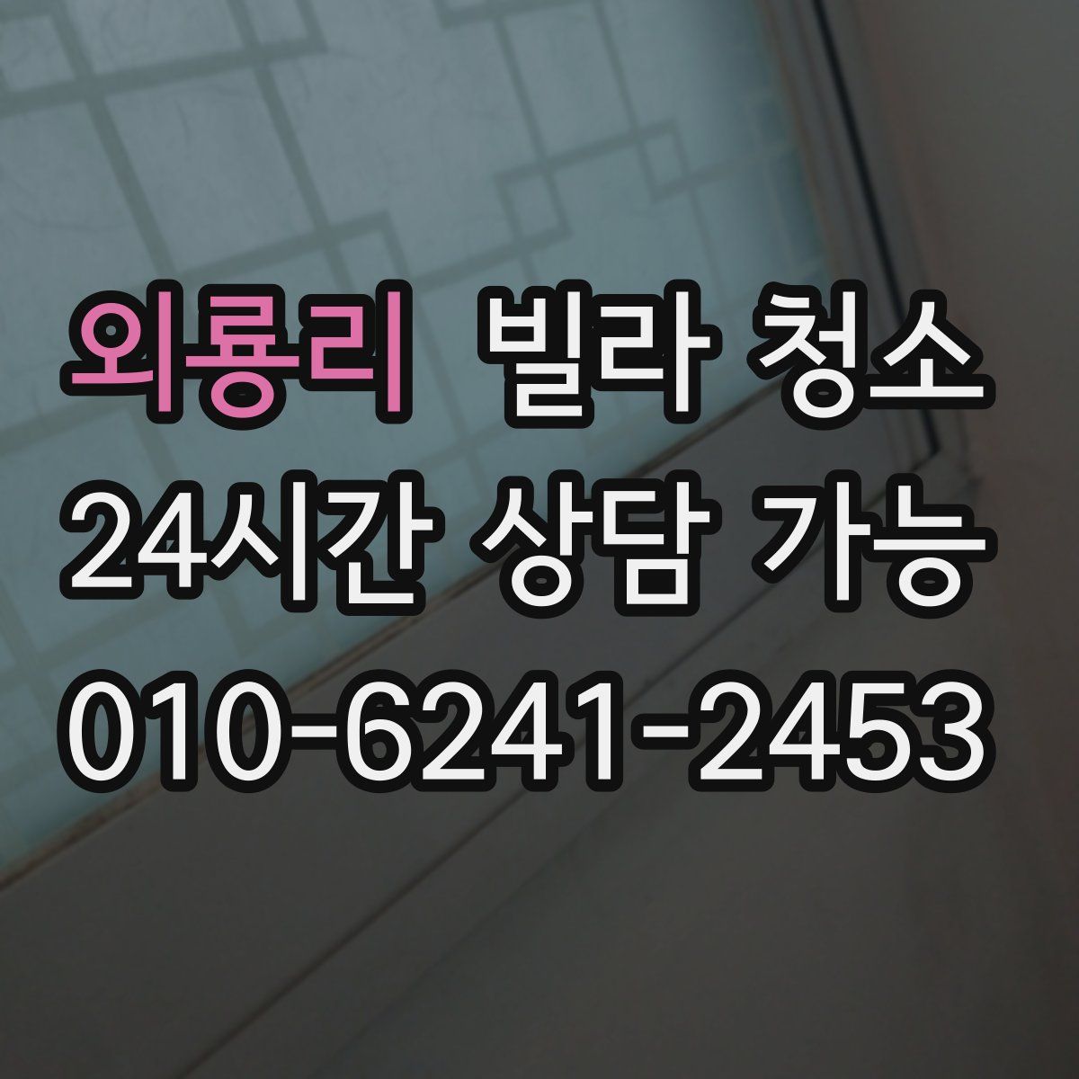 외룡리 빌라 청소