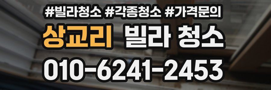 상교리 빌라 청소