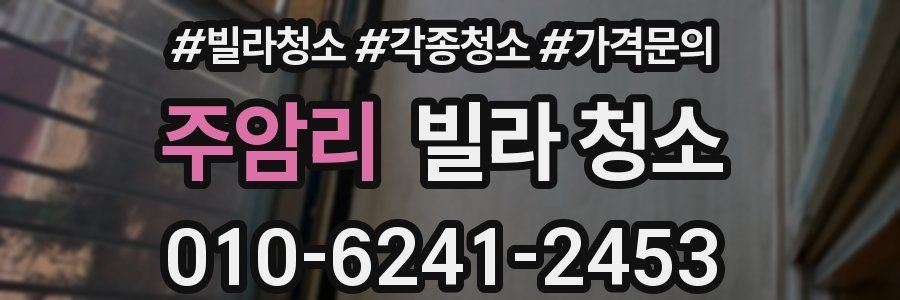 주암리 빌라 청소