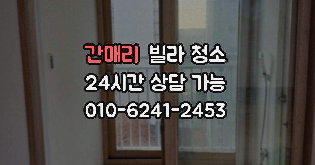 간매리 빌라 청소