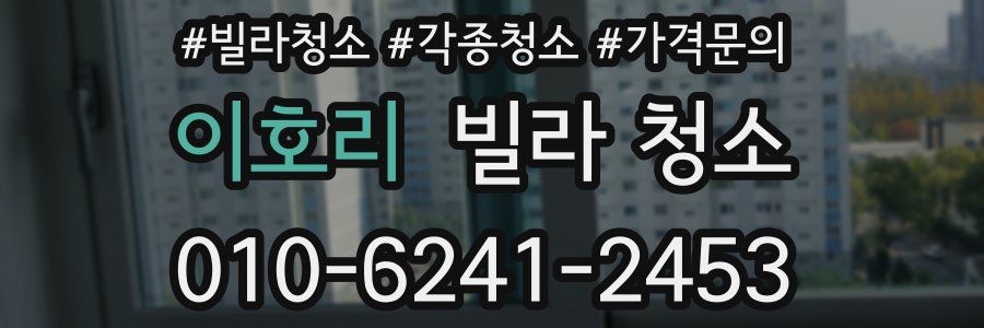 이호리 빌라 청소