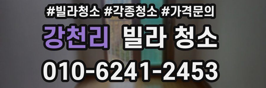 강천리 빌라 청소