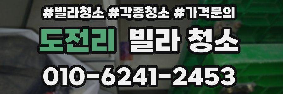 도전리 빌라 청소