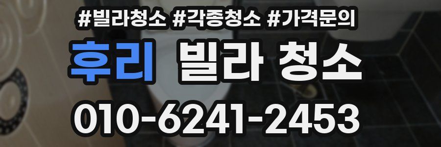 후리 빌라 청소