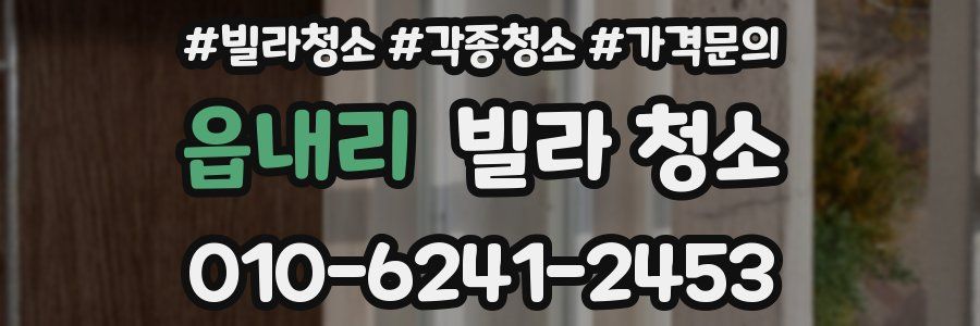 읍내리 빌라 청소