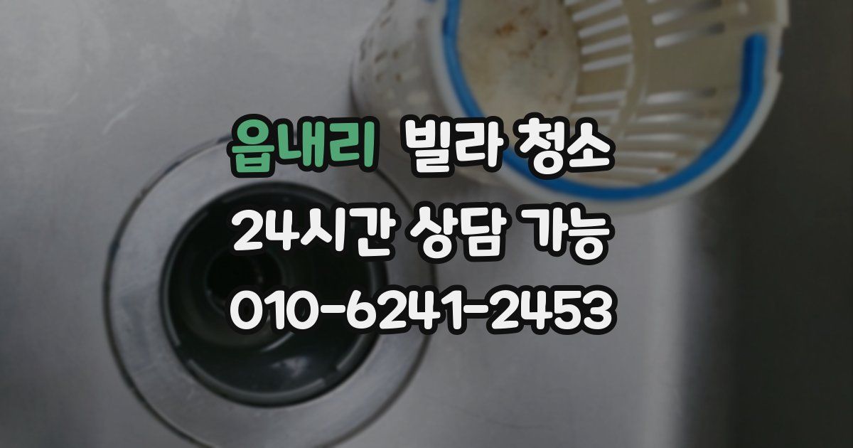 읍내리 빌라 청소