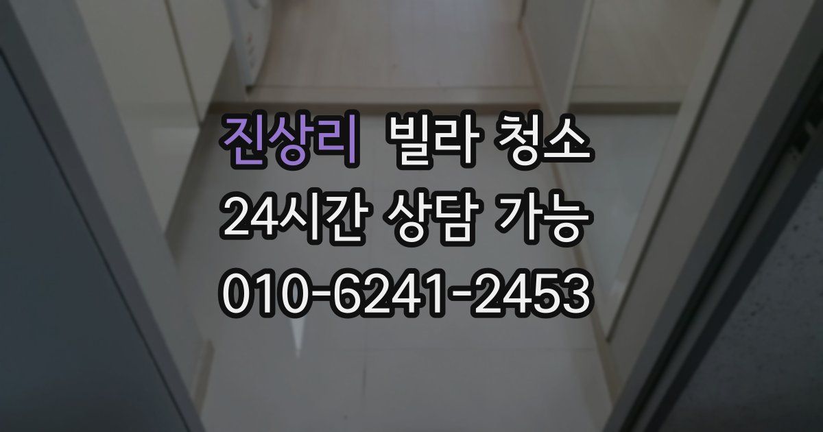 진상리 빌라 청소