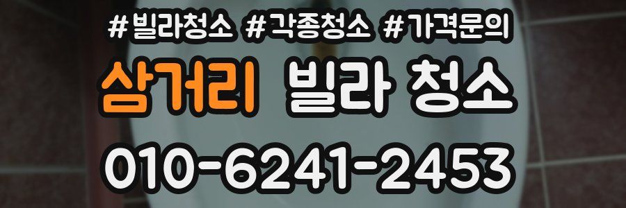 삼거리 빌라 청소