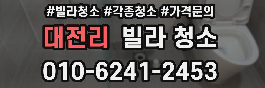 대전리 빌라 청소