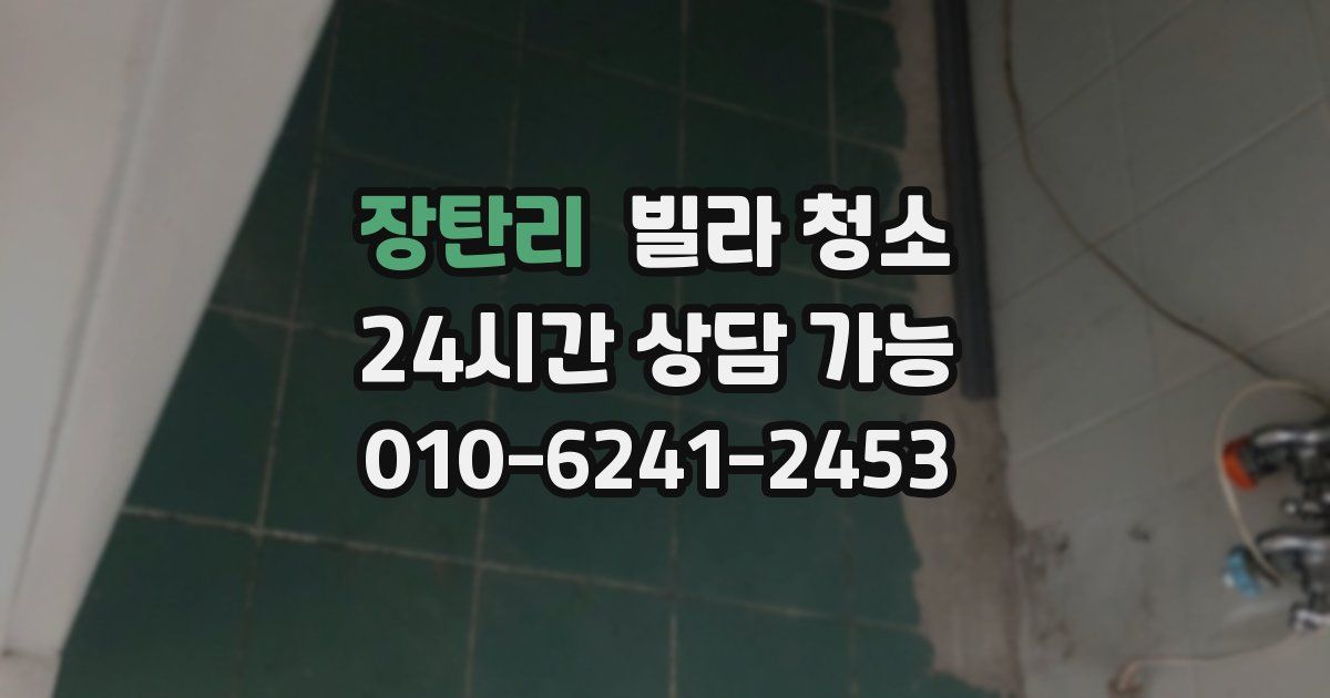 장탄리 빌라 청소