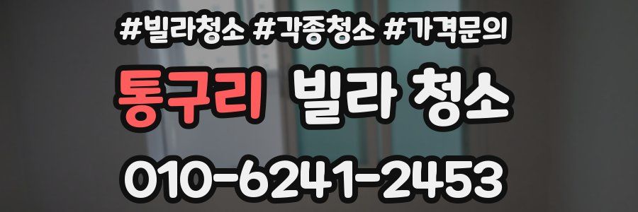 통구리 빌라 청소