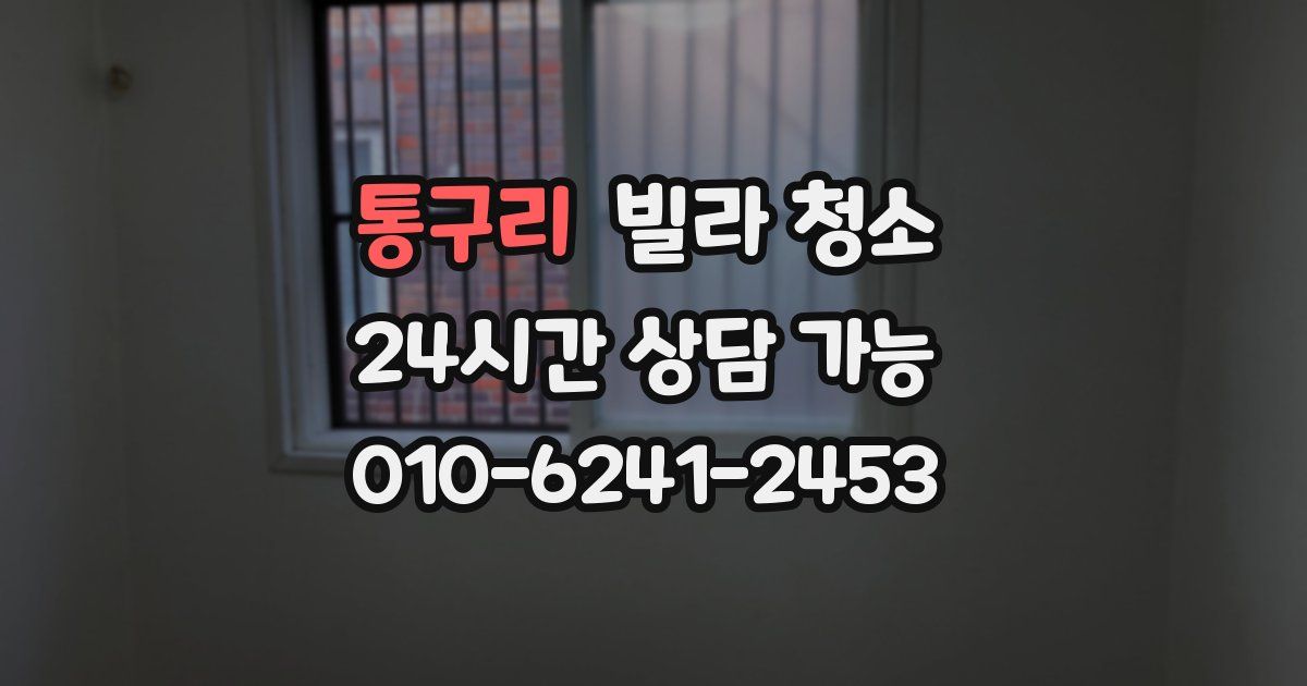 통구리 빌라 청소