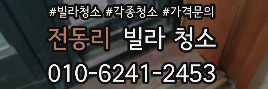 전동리 빌라 청소