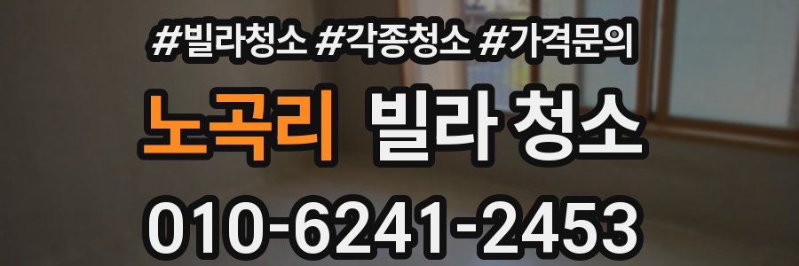 노곡리 빌라 청소