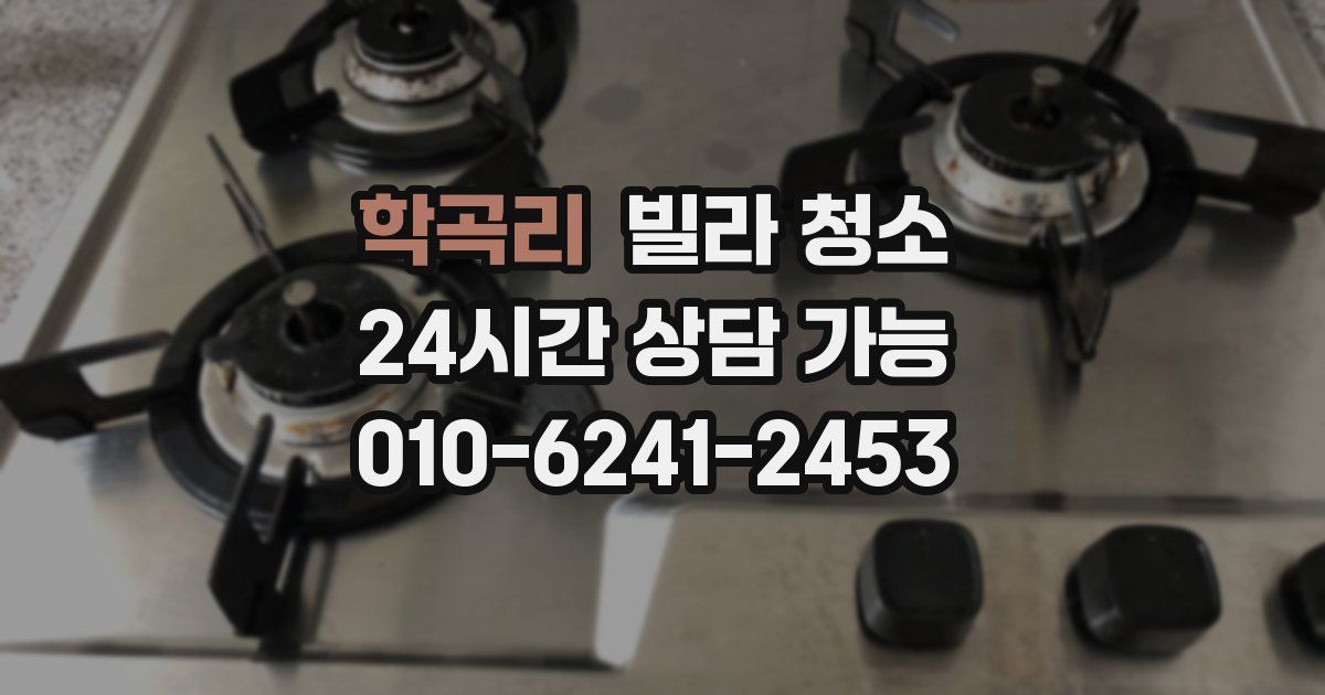 학곡리 빌라 청소