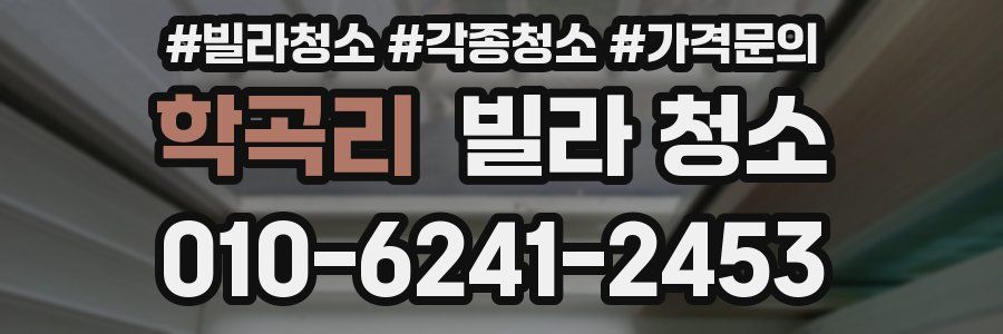 학곡리 빌라 청소