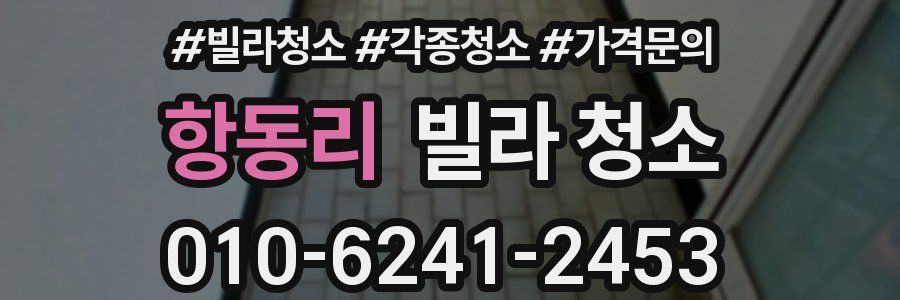 항동리 빌라 청소