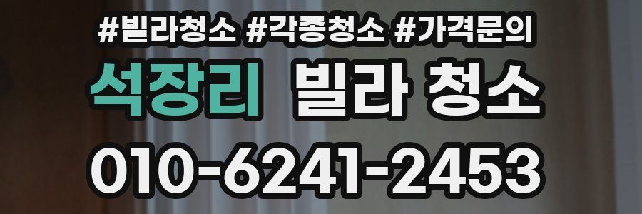 석장리 빌라 청소