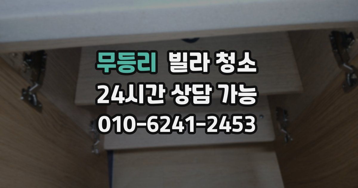 무등리 빌라 청소