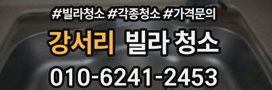 강서리 빌라 청소