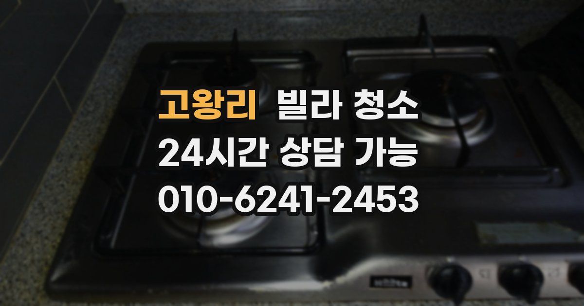 고왕리 빌라 청소