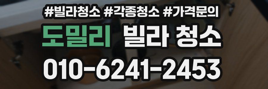 도밀리 빌라 청소