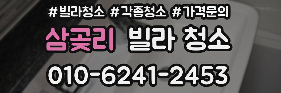 삼곶리 빌라 청소