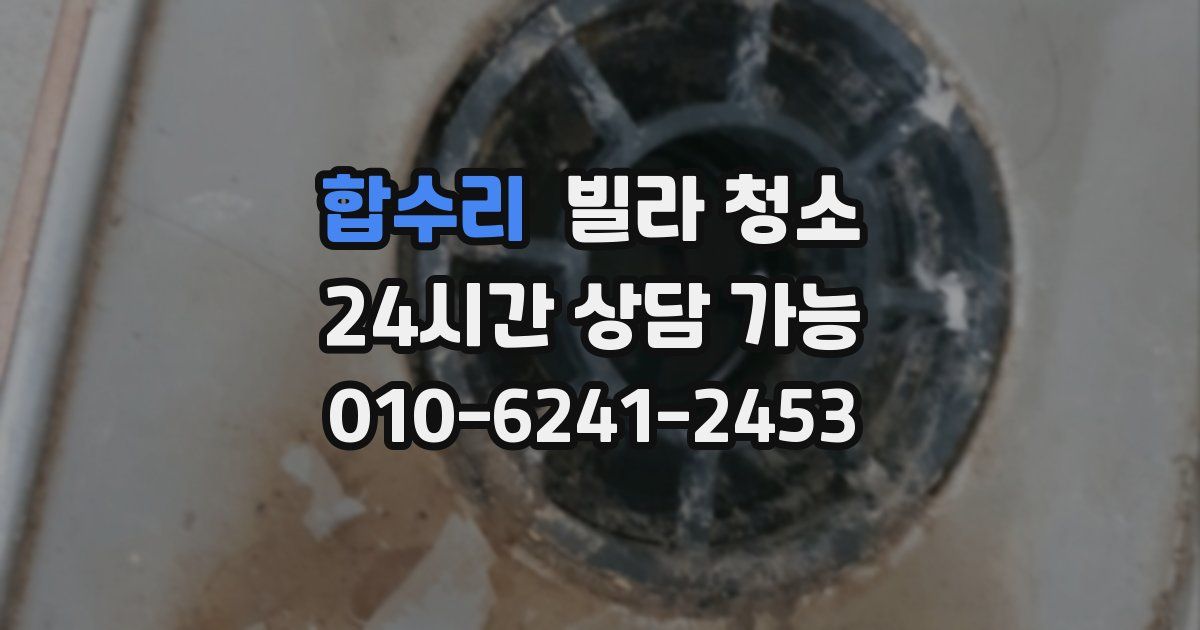 합수리 빌라 청소