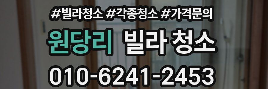 원당리 빌라 청소