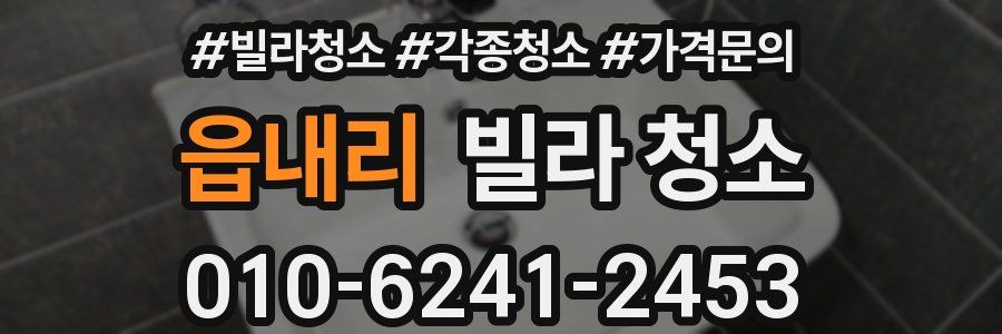 읍내리 빌라 청소