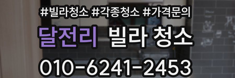 달전리 빌라 청소