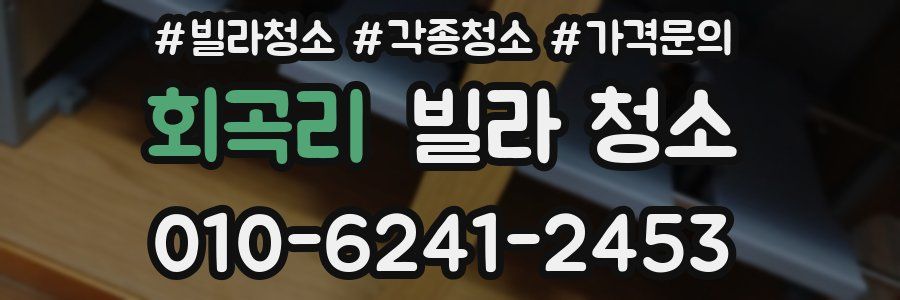 회곡리 빌라 청소