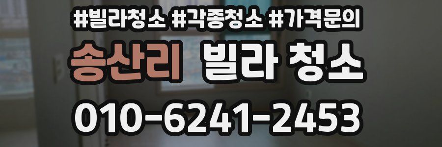 송산리 빌라 청소