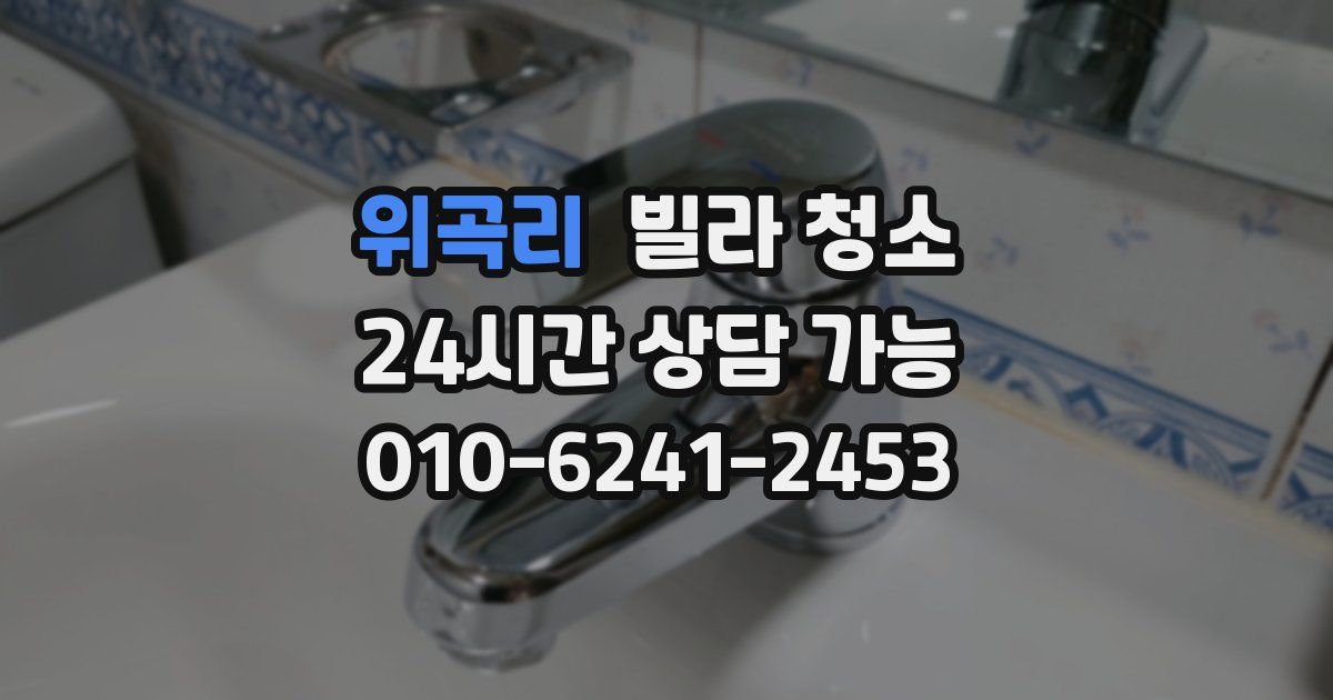 위곡리 빌라 청소