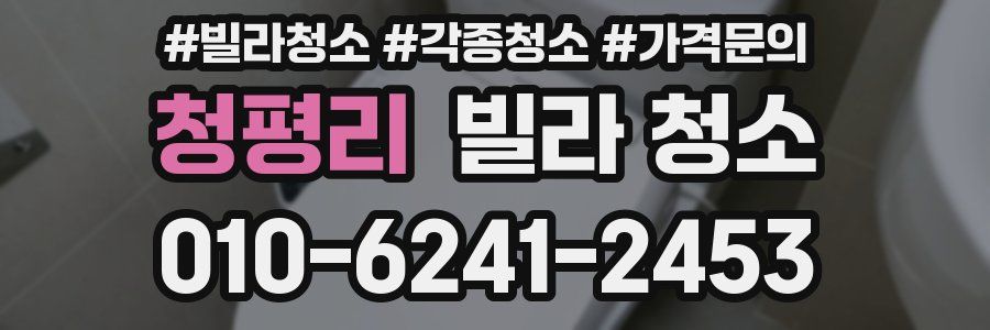 청평리 빌라 청소