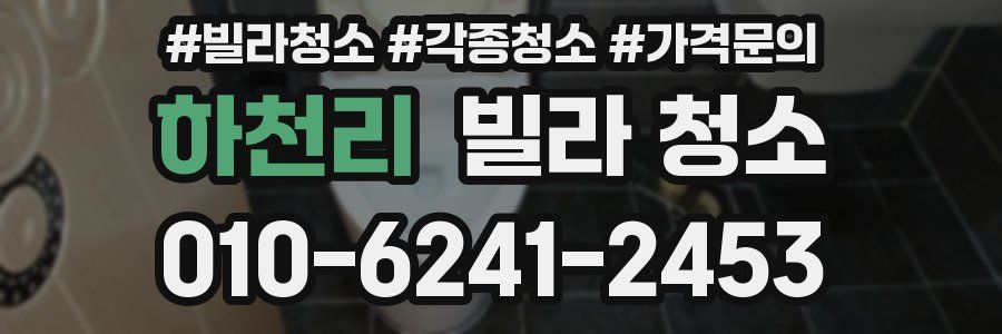 하천리 빌라 청소