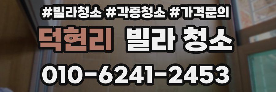 덕현리 빌라 청소