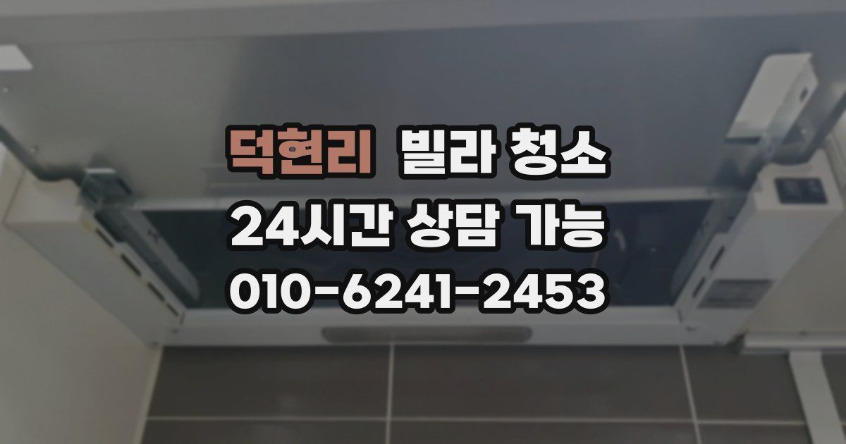 덕현리 빌라 청소